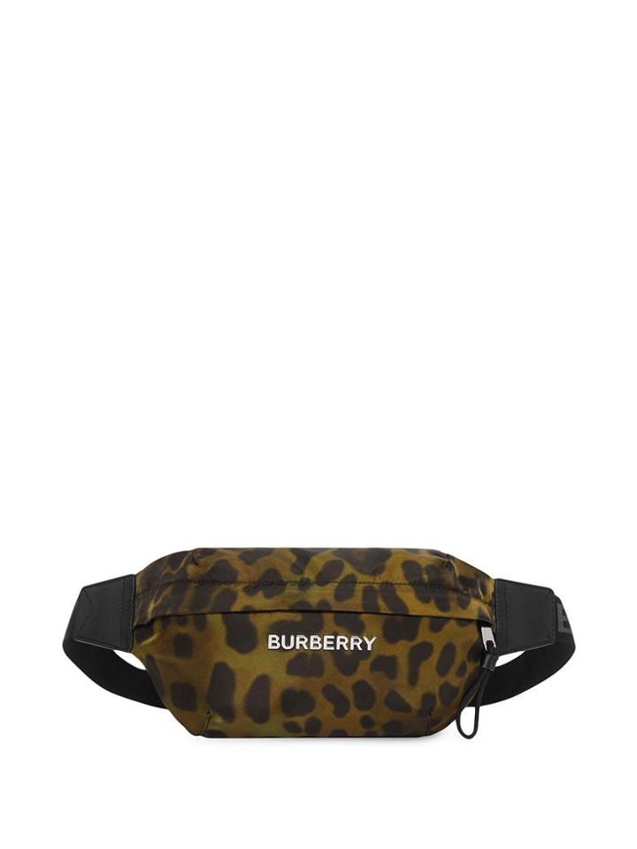 Burberry Medium Animal Print Bum Bag - Green