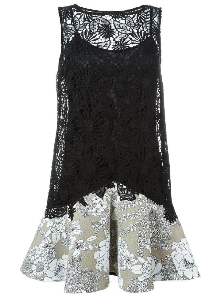 Antonio Marras Lace And Printed Dress