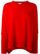 Kenzo Oversized Jumper, Women's, Size: Medium, Red, Wool