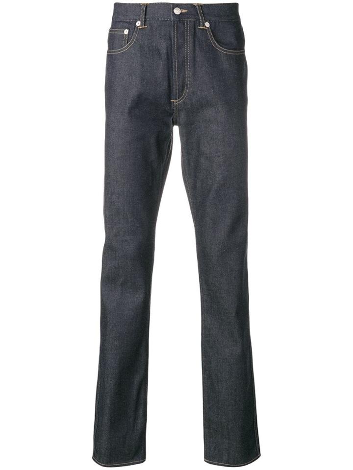 Givenchy Stitching Details Slim Jeans - Blue