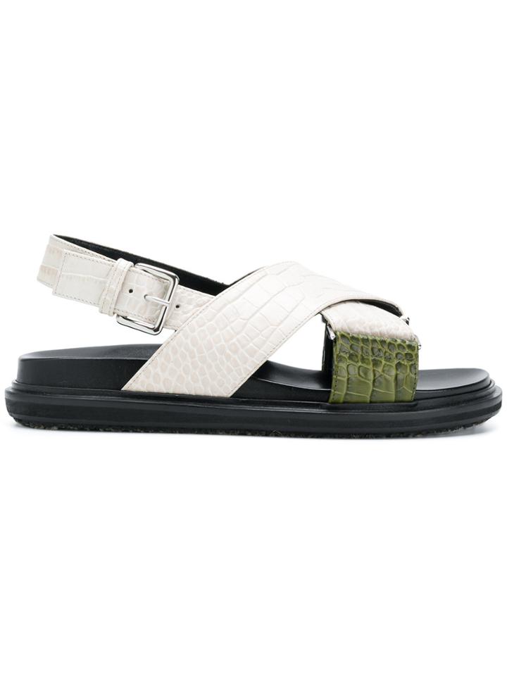 Marni Fussbett Sandals - Nude & Neutrals