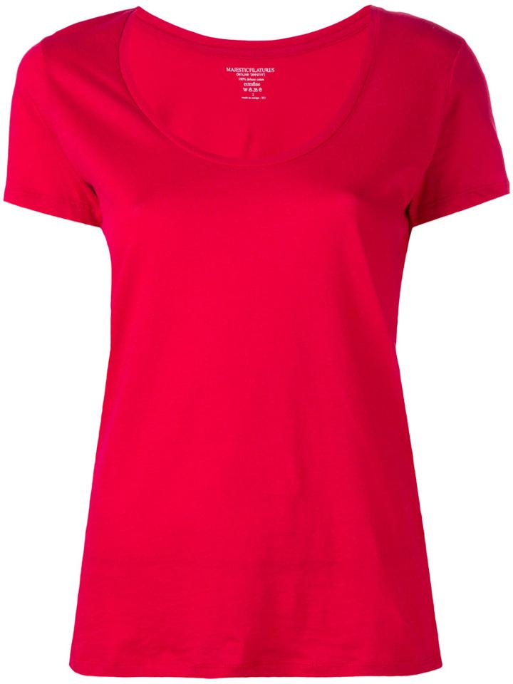 Cherry T-shirt - Women - Cotton - 2, Red, Cotton, Majestic Filatures