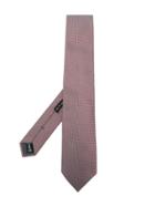 Giorgio Armani Woven Tie - Pink & Purple