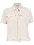 Egrey Short Sleeved Shirt - Nude & Neutrals