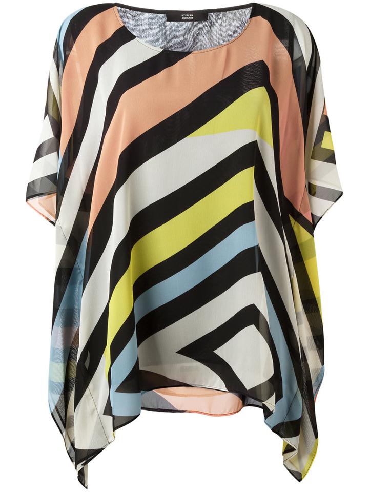 Steffen Schraut Striped Blouse, Women's, Size: 38, Polyester