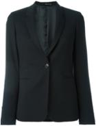 Paul Smith Single Button Blazer, Women's, Size: 44, Black, Cupro/wool