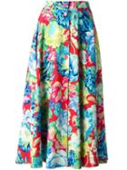 Kenzo Vintage Flower Print Skirt
