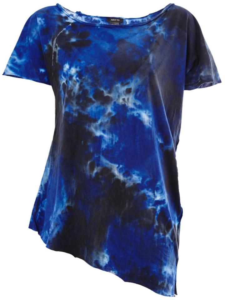 Avant Toi Tie Dye T-shirt, Women's, Size: Xs, Blue, Cotton