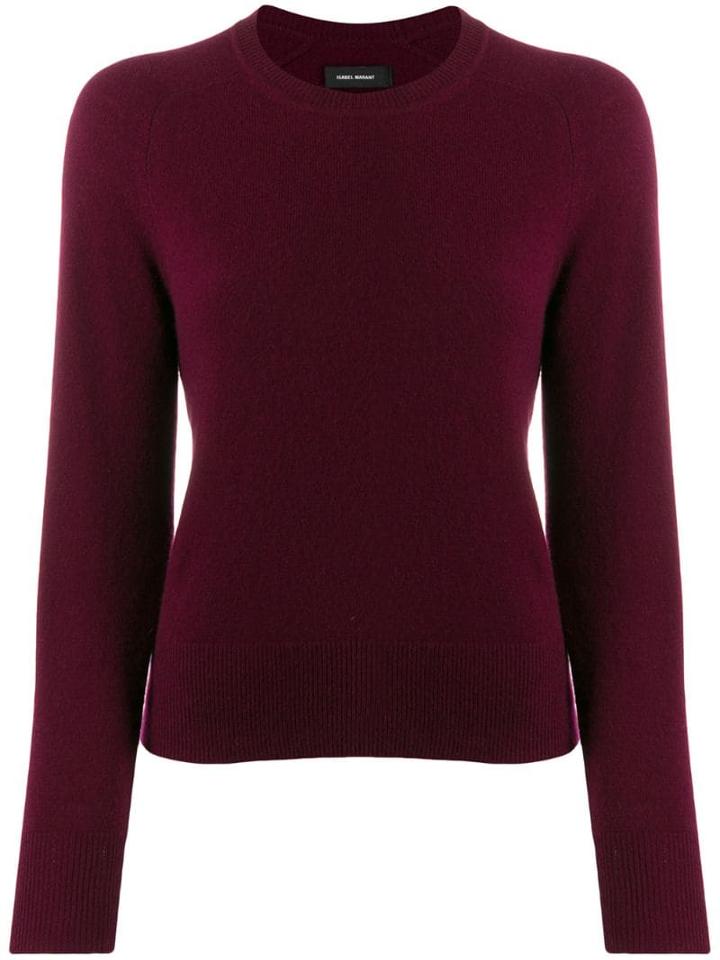 Isabel Marant Jersey Cruz Jumper - Purple