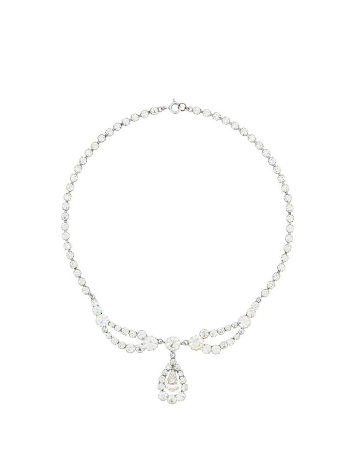 Susan Caplan Vintage 1960s Vintage Swarovski Crystal Necklace -