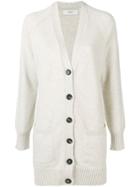 Pringle Of Scotland V-neck Buttoned Cardigan - Nude & Neutrals