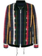 Sacai Striped Zipped Jacket - Multicolour