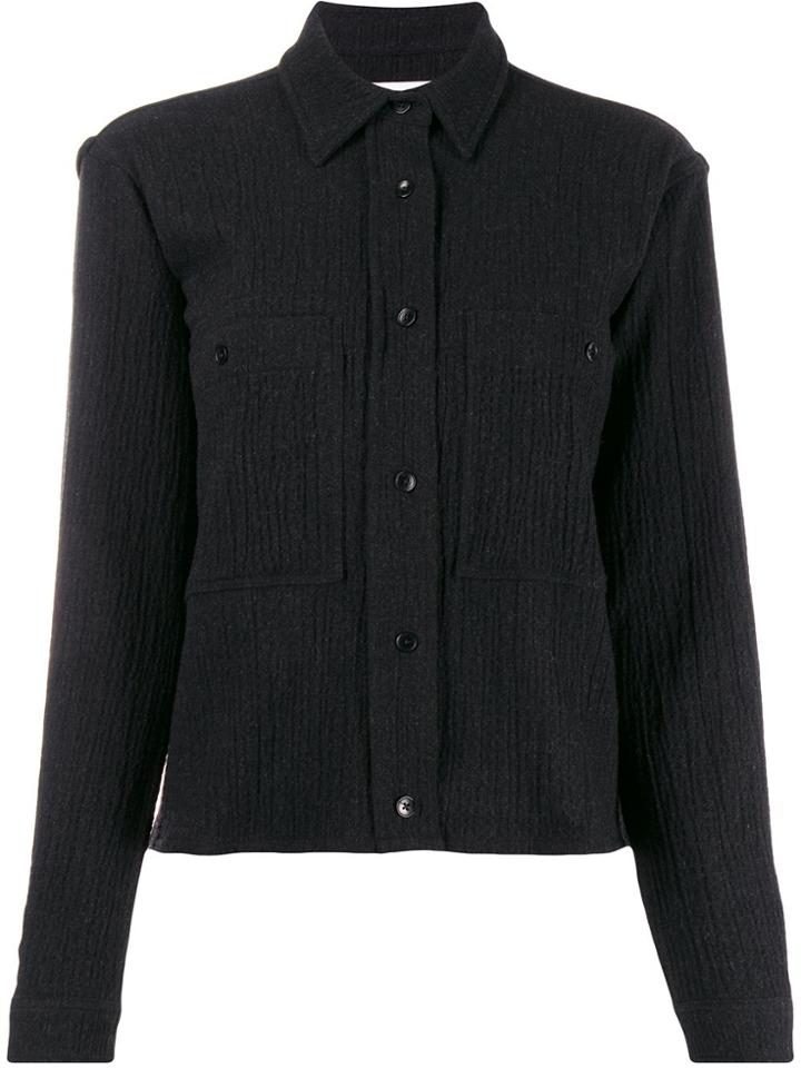 Ymc Chest-pocket Fitted Jacket - Black