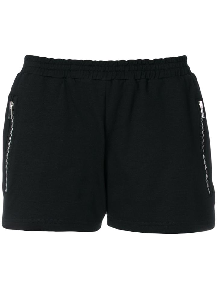 Barbara Bologna Zip Pocket Track Shorts - Black