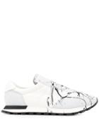 Maison Margiela Runner Paint Treatment Sneakers - White