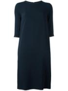 's Max Mara Boat Neck Dress, Women's, Size: 38, Blue, Viscose/acetate/spandex/elastane/silk