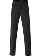 Maison Margiela Straight Leg Trousers, Men's, Size: 44, Black, Cotton/calf Leather/wool