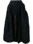 Simone Rocha Full Skirt, Women's, Size: 8, Black, Silk/acrylic/polyamide/polyester
