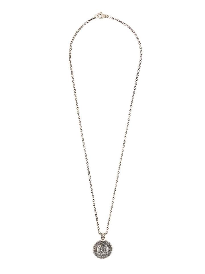 Nialaya Jewelry Buddha Amulet Necklace