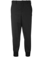 Neil Barrett Tailored Jogging Trousers, Men's, Size: 52, Black, Cotton/polyamide/spandex/elastane