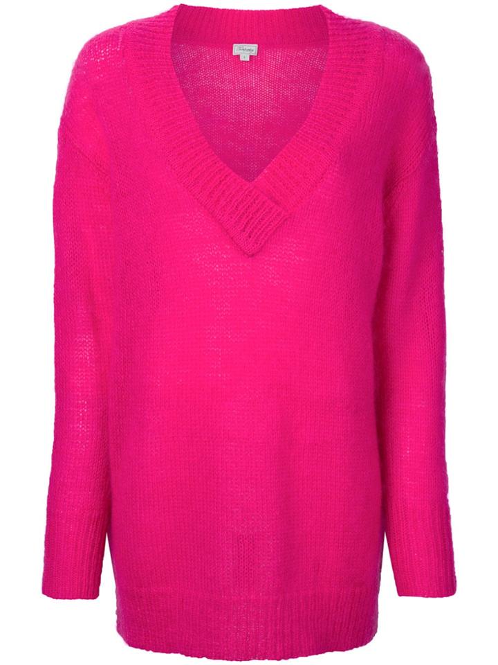 Temperley London Iron V-neck Jumper - Pink