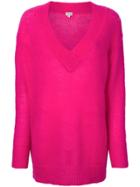 Temperley London Iron V-neck Jumper - Pink