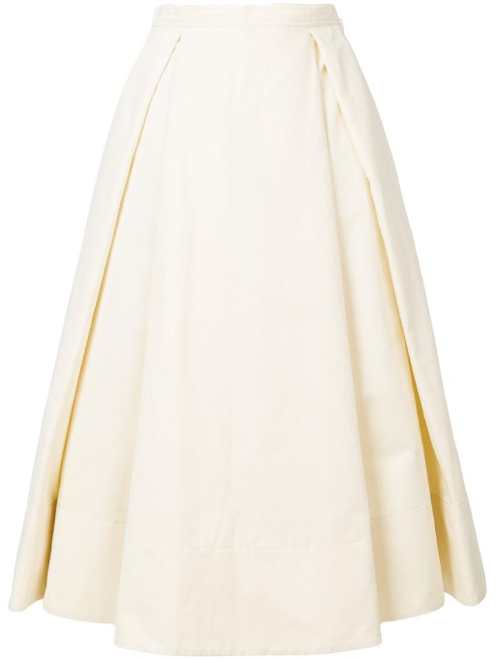 Marni Full A-line Skirt - Nude & Neutrals