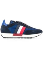 Moncler Side Stripe Sneakers - Blue