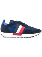 Moncler Side Stripe Sneakers - Blue