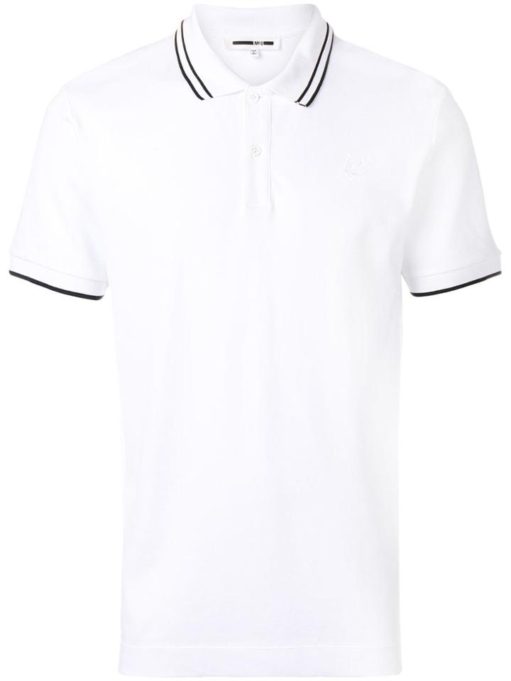 Mcq Alexander Mcqueen Swallow Polo Shirt - White