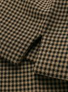 Piazza Sempione Checked Tailored Trousers - Brown