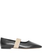 Burberry Logo Detail Flats - Black