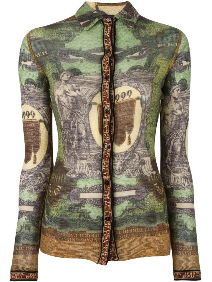 Jean Paul Gaultier Vintage Classic Figure Print Shirt - Multicolour