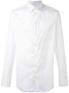 Armani Collezioni - Classic Formal Shirt - Men - Cotton/polyamide/spandex/elastane - L, White, Cotton/polyamide/spandex/elastane