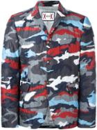Moncler Gamme Bleu Runway Padded Camouflage Blazer