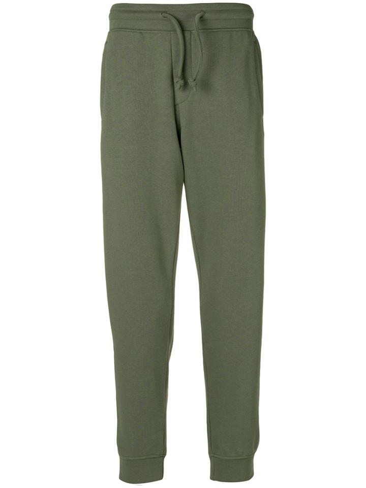 Emporio Armani Logo Side Stripe Track Pants - Green