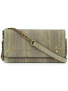 Jérôme Dreyfuss - Jackka Clutch Bag - Women - Cotton/goat Skin/lamb Skin/karung - One Size, Green, Cotton/goat Skin/lamb Skin/karung
