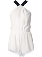 Fleur Du Mal Fleur Du Mal X Playboy Bunny Playsuit, Women's, Size: Xs, White, Silk