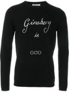Bella Freud Ginsberg Is God Intarsia Sweater
