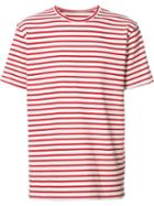 Bristol Striped T-shirt, Men's, Size: Medium, White, Cotton