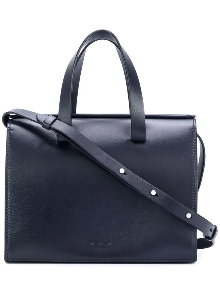 Aesther Ekme Mini Barrel Shoulder Bag - Blue