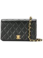 Chanel Pre-owned 1989-1991 Quilted Flap Shoulder Bag - Black
