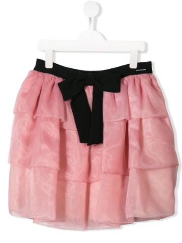 Marco Bologna Kids Bow Tutu Skirt - Pink