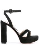 Gianvito Rossi Crossover Strap Pumps - Black