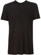 Rick Owens Round Neck T-shirt, Men's, Size: S, Black, Cotton