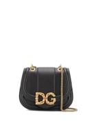 Dolce & Gabbana Embellished Logo Tote - Black