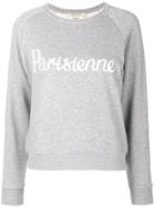Maison Kitsuné Parisienne Print Sweatshirt - Grey