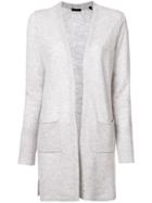 Atm Anthony Thomas Melillo Open Front Cardigan - Grey