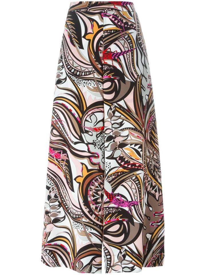 Emilio Pucci Abstract Print Culottes