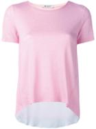 Dondup Flared T-shirt, Women's, Size: Medium, Pink/purple, Viscose/nylon
